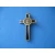 Krzyż metalowy z medalem Św.Benedykta 7 cm.Brąz